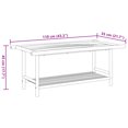 thumbnail image 2 of vidaXL Coffee Table Accent Living Room Bedroom Hallway Office Furniture Bamboo, 2 of 7