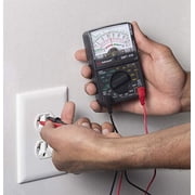Gardner Bender GMT-318 Analog Multimeter, 6 Function, 14 Range, Tests AC/DC Volt, DC Current, Resistance, Decibel, and Battery, Manual Range