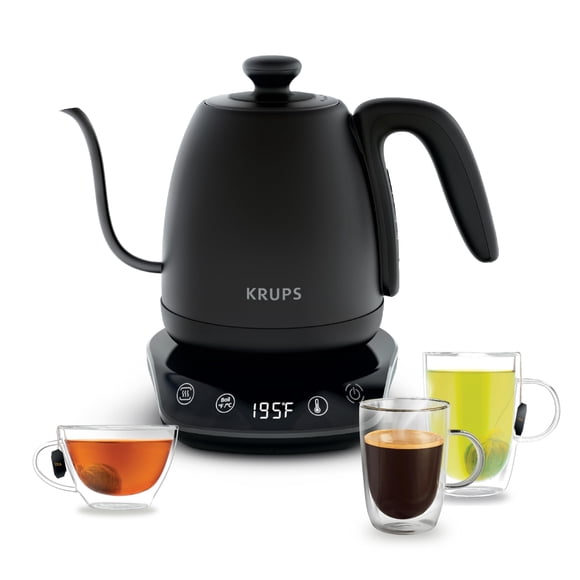 Hervidor eléctrico KRUPS Gooseneck 1L 1350W Temp Control