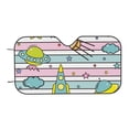 thumbnail image 7 of Fotbe Space Doodle Car Windshield Sunshade | Sun Visor Protector Front Window Shade, Keeps Out UV Rays, Keeps Your Vehicle Cool-Small, 7 of 7