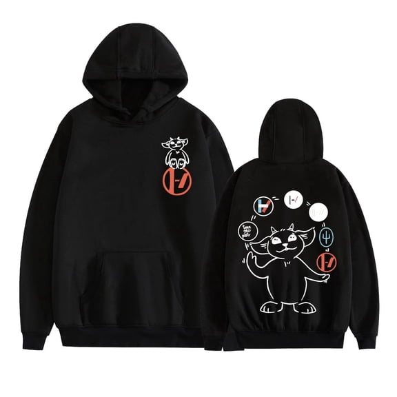 ZHENGLINI Unisex Graphic Hoodie Oversized Pullover Sweatshirt Casual Streetwear Long Sleeve