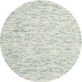 thumbnail image 1 of Ahgly Company Indoor Round Contemporary White Gold Abstract Area Rugs, 8' Round, 1 of 6