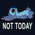 thumbnail image 2 of Girl's Lilo & Stitch Not Today Graphic Tee Navy Blue Large, 2 of 4