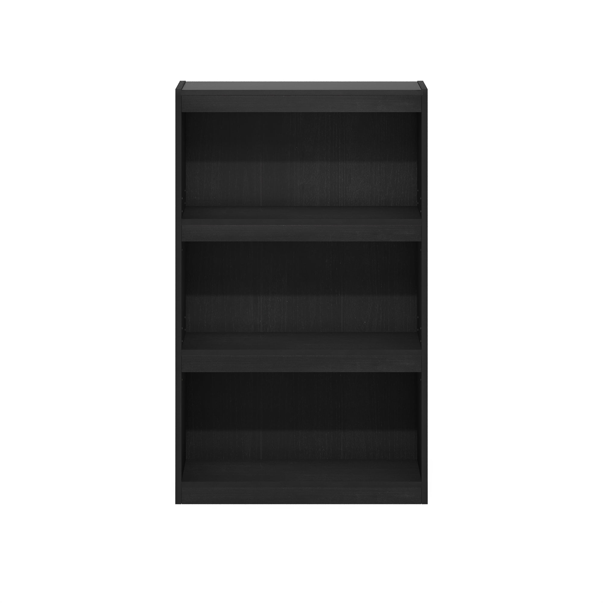 Furinno JAYA Enhanced Home 3-Tier Adjustable Shelf Bookcase, Blackwood