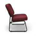 thumbnail image 3 of OFM Big and Tall Reception Armless Guest Chair in Wine, 3 of 4