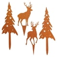 thumbnail image 2 of Riforla Tree Deer Plug in Christmas Decoration Star Christmas Tree Garden Plug Card Slot Brown, 2 of 6