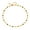 KN0205-1, variant on Devil's Eye Choker Gold Plated Brass Daisy Chain Oil Dripping Craft Vintage Necklace