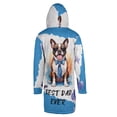 thumbnail image 2 of Happy Father's Day Best Boston Terrier Cool Dad Ever All Over Print 3D Hooded Duffle Toggle Coat Gentleman Dog Lover Gifts - 12007, 2 of 6