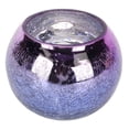 thumbnail image 2 of Tea Light Holder, Electroplated Gradient Ice Crack Pattern Candle Holders Warm And Romantic Glass Candle Holders For Wedding Party Living Room Table Decoration, 2 of 8