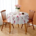 thumbnail image 3 of Round Tablecloth Spring Summer 60x60 Inch Round Table Cover for Party Dinner Picnic flower, 3 of 5