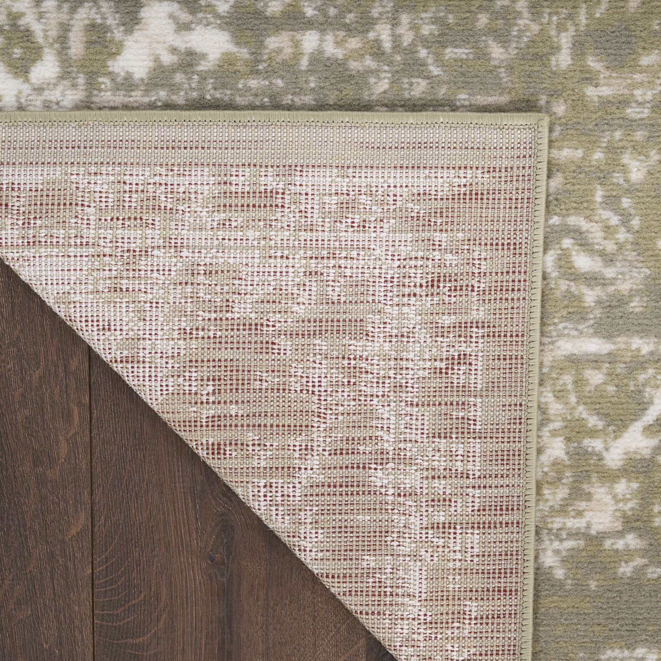 Nourison Grafix 3'9" x 5'9" Olive Vintage Indoor Rug