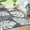 gray, variant on Waterproof Outdoor Rug,Plastic Straw Reversible Rug,Modern Stain Resistant Area Rug,Large Floor Mat for Outdoors,RV,Patio,Backyard,Deck,Picnic,Beach,Camping