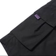 thumbnail image 5 of Fengqque Men's Cargo Shorts Elastic Waistband Drawstring Summer Relaxed Fit Work Shorts with Multiple Pockets Black S(S), 5 of 9