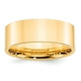 thumbnail image 1 of 14KY 8mm Standard Flat Comfort Fit Band Size 11.5 in 14k Yellow Gold, 1 of 3