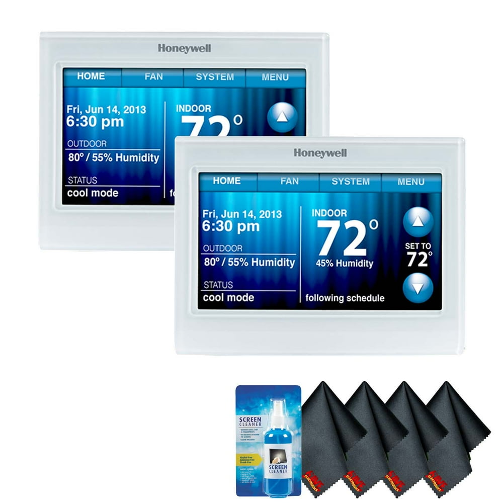 Honeywell TH9320WF5003/U WiFi 9000 Color Touchscreen Thermostat Bundle