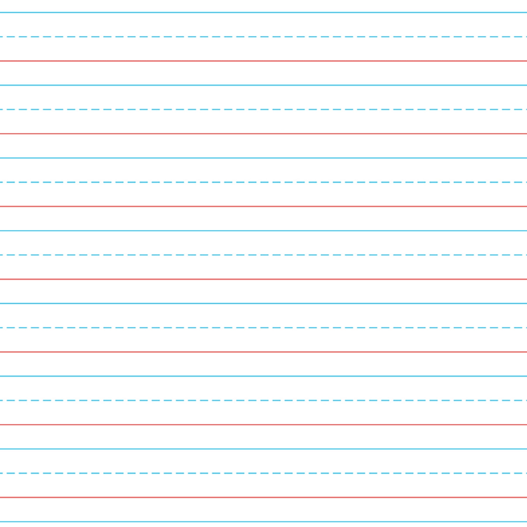 C-Line Letters & Learn Handwriting Tablet, 40 Sheets, 11" x 8-1/2", Pack of 6