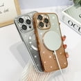 thumbnail image 4 of Case for iPhone 15 Pro Max Case for Women [Compatible with MagSafe] Full Camera Protection Plating Luxury Glitter Bling Soft TPU Shockproof Protective Cover for 15 Pro Max - Silver, 4 of 12