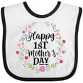 thumbnail image 3 of Inktastic Happy 1st Mothers Day Girls Girls Baby Bib, 3 of 4