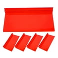 thumbnail image 1 of AURARMLET 5Pcs Red Wall Shoe Shelves Clear Slatwall Shelf Retail Store Display with Plastic, 1 of 8