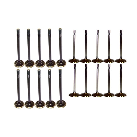 DNJ VK204147 Exhaust Intake Valve Kit Fits Cars & Trucks 1997-1999 Ford V10 6.8L SOHC 20V EV4147 X10 IV4147 X10