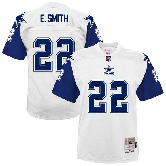 Youth Mitchell & Ness Emmitt Smith White Dallas Cowboys 1994 Alternate Legacy Jersey