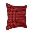 thumbnail image 2 of Bingfone Decorative Pillow Covers 20"X20" Red Black Houndstooth Couch Pillow Cases Modern Farmhouse Covers For Couch Sofa Bed, 2 of 9