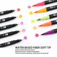 thumbnail image 4 of Watercolor Brush Marker Pen Set, Dual Tip Marker Pens Professional 36 Colors  For Coloring Painting For Adult, 4 of 8
