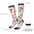 thumbnail image 5 of Picia Women Crew Soft Moisture-wicking Socks Fish Seahorse Pattern Design Cotton Socks, One Size fit All, 5 of 9