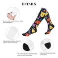 thumbnail image 5 of Lsque Colorful Air Balloons1 Pattern Sport Compression Socks for Men & Women 15-20 mmHg Knee High Nurse Pregnant Running Medical and Travel Athletic, 5 of 6