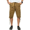 thumbnail image 1 of Bermuda cargo para hombre Tim Men con cinturón y jareta en piernas Talla 28 a 38, 1 of 5