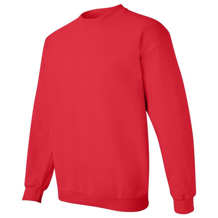 Gildan Men's 1800 Long Sleeve Heavy Blend Crew Neck Pullover Sweatshirt Red  2XL - Walmart.com