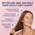 thumbnail image 4 of Moerie Hair Skin and Nails Gummies for Women & Men - Biotin for Hair Loss, Gummy Vitamins & Growth Dietary Supplements - Sugarbear for Thicker Hair - Allergen Free - 120 per serving - Balanced Diet, 4 of 7