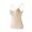 Beige, variant on Women's Outerwear Vest for Warm Weather - Lightweight Adjustable Shoulder Strap Chest Pad Sling Top with Comfort Fit