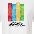 thumbnail image 3 of Avatar - The Last Airbender - Four Nations - Juniors Cropped Cotton Blend T-Shirt, 3 of 5