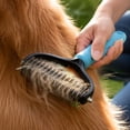 thumbnail image 5 of Pet Grooming Brush, Cat and Dog Comb with Massage Bristles, Deshedding Tool for Hair Removal, Gentle Slicker Brush for All Coats, 5 of 7