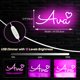 thumbnail image 4 of Letrero de neón LED JHFart con nombre Ava, regulable, luz USB, 35,5 x 15 cm, 4 of 6