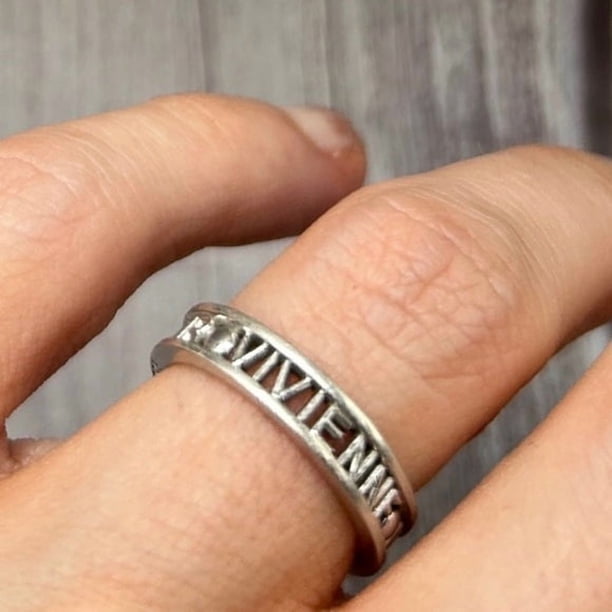 VIVIENNE WESTWOOD Westminster Mayfair 925 Silver Ring - Size 6