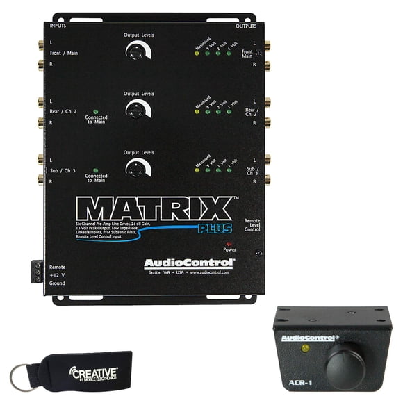 AudioControl MATRIX PLUS driver de línea de 6 canales con control remoto ACR-1