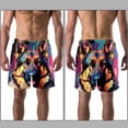 thumbnail image 3 of luoweisi Men's Beach Shorts Quick Dry Swim Trunks with Mesh Lining Sheepdog 2XL, 3 of 5