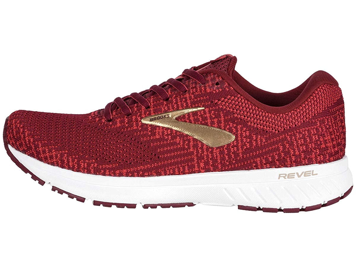 Brooks Revel 3 Rumba Red/Teaberry/Gold 