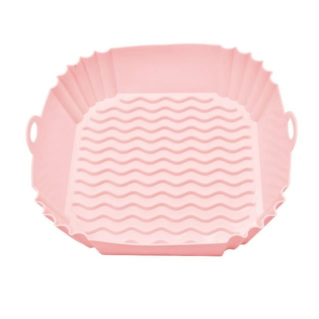 Square Air Fryer Silicone Baking Tray for Cooking Food Grade and Non Stick for Air Fryer Use