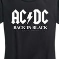 thumbnail image 3 of ACDC - Back In Black - Women's Short Sleeve Graphic T-Shirt, 3 of 5
