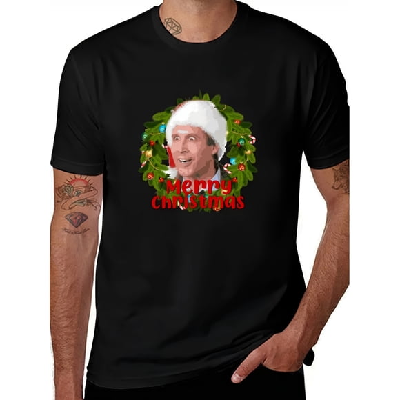 T Shirt The Men'S Vintage National Lampoon'S Christmas Vacation Graphic Featuring Clark And His Family
