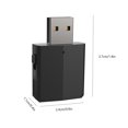 thumbnail image 2 of Receptor transmisor de audio Bluetooth 3 en 1 V5.0 + EDR Adaptador de audio para auriculares USB TV PC Inevent EL1986-00, 2 of 7