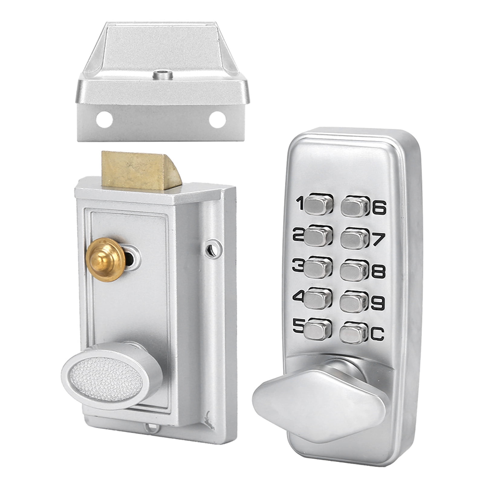 Octpeak Code Lock Mechanical Keyless Push Button Door Lock Patio Doors For Wooden Doors