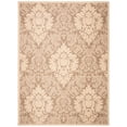 thumbnail image 2 of Safavieh Courtyard Jessie Damask Indoor/Outdoor Area Rug, Brown/Natural, 8' x 11', 2 of 9