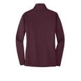 thumbnail image 6 of Port Authority Ladies Vertical Texture Full Zip Jacket-4XL (Maroon/ Iron Grey), 6 of 6