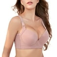 thumbnail image 2 of FallSweet Padded T Shirt Bras for Women Push Up Comfort Underwire Brassiere 34A to 46D, 2 of 4