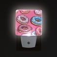thumbnail image 3 of Cute Donuts Cartoon Style LED Night Light with Smart Sensor Plug Into Wall Dusk to Dawn 2 packs, 3 of 7