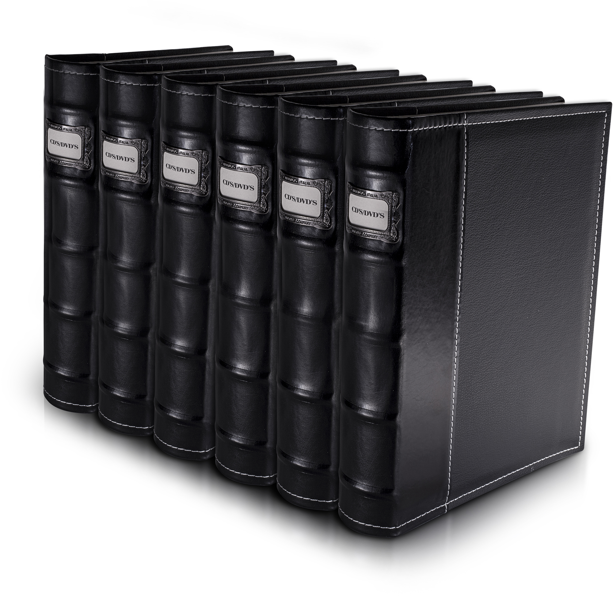 Bellagio Italia Black Mini DVD Storage Binder Smaller Than Standard 